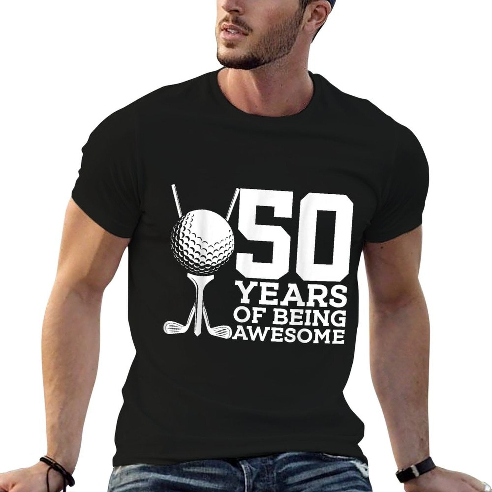 50 YEARS OF BEING AWESOME GOLF 50TH BIRTHDAY  Classic T-Shirt
